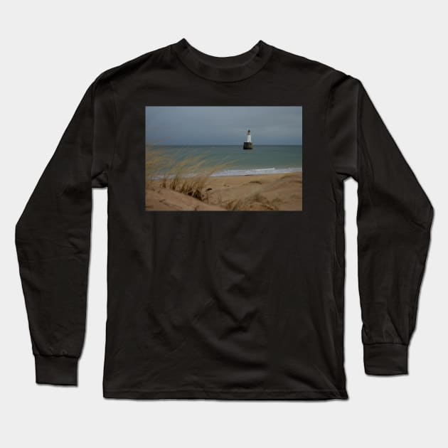 Rattray Head lighthouse Long Sleeve T-Shirt by orcadia